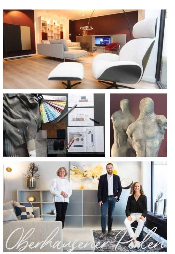Moderne Wohnräume, Kunstwerke und Designmöbel in stilvollem Ambiente.