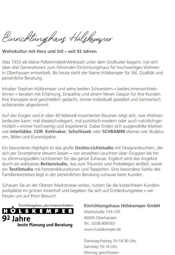 Einrichtungshaus Hülskemper